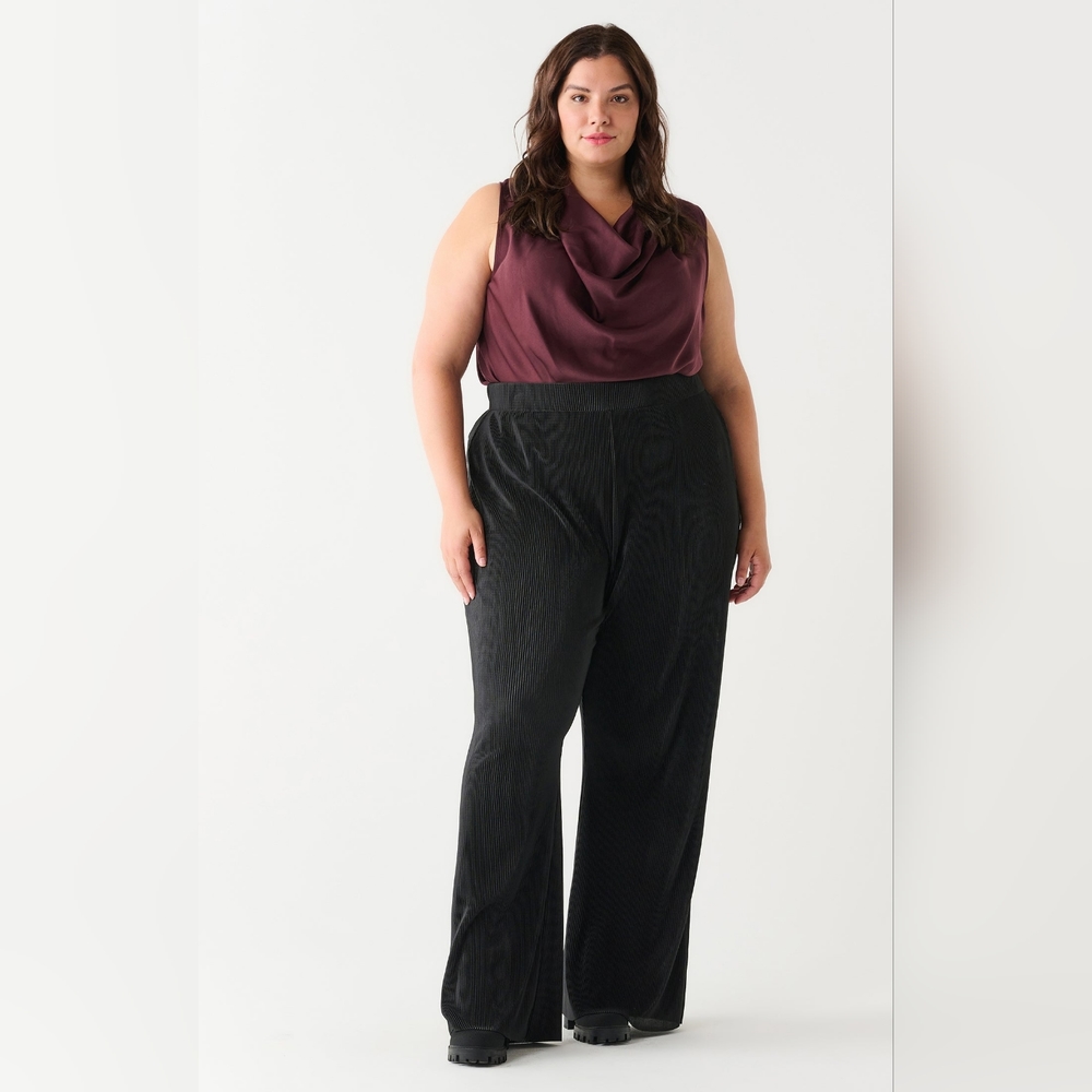 NWT DEX Pleated Wide Leg Pants